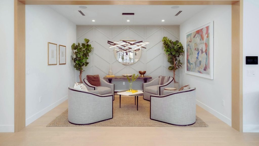 Therapy space used in an intensive outpatient program setting