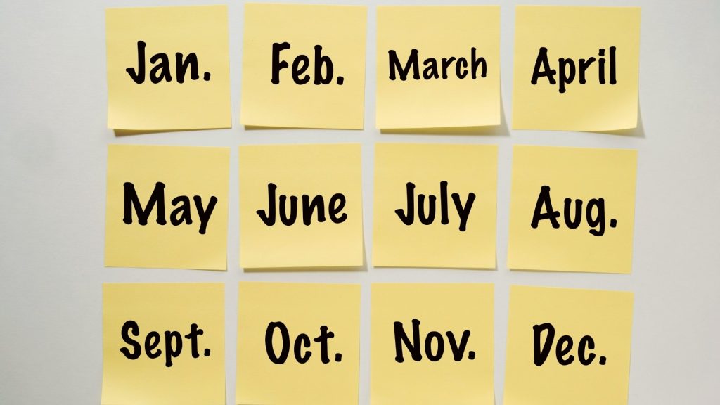 How Long Are Intensive Outpatient Programs? A Realistic Timeline 1 Monthly calendar layout illustrating the typical length of intensive outpatient programs