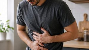 Methadone Side Effects hero image of someone experiencing the side effects of taking the drug.